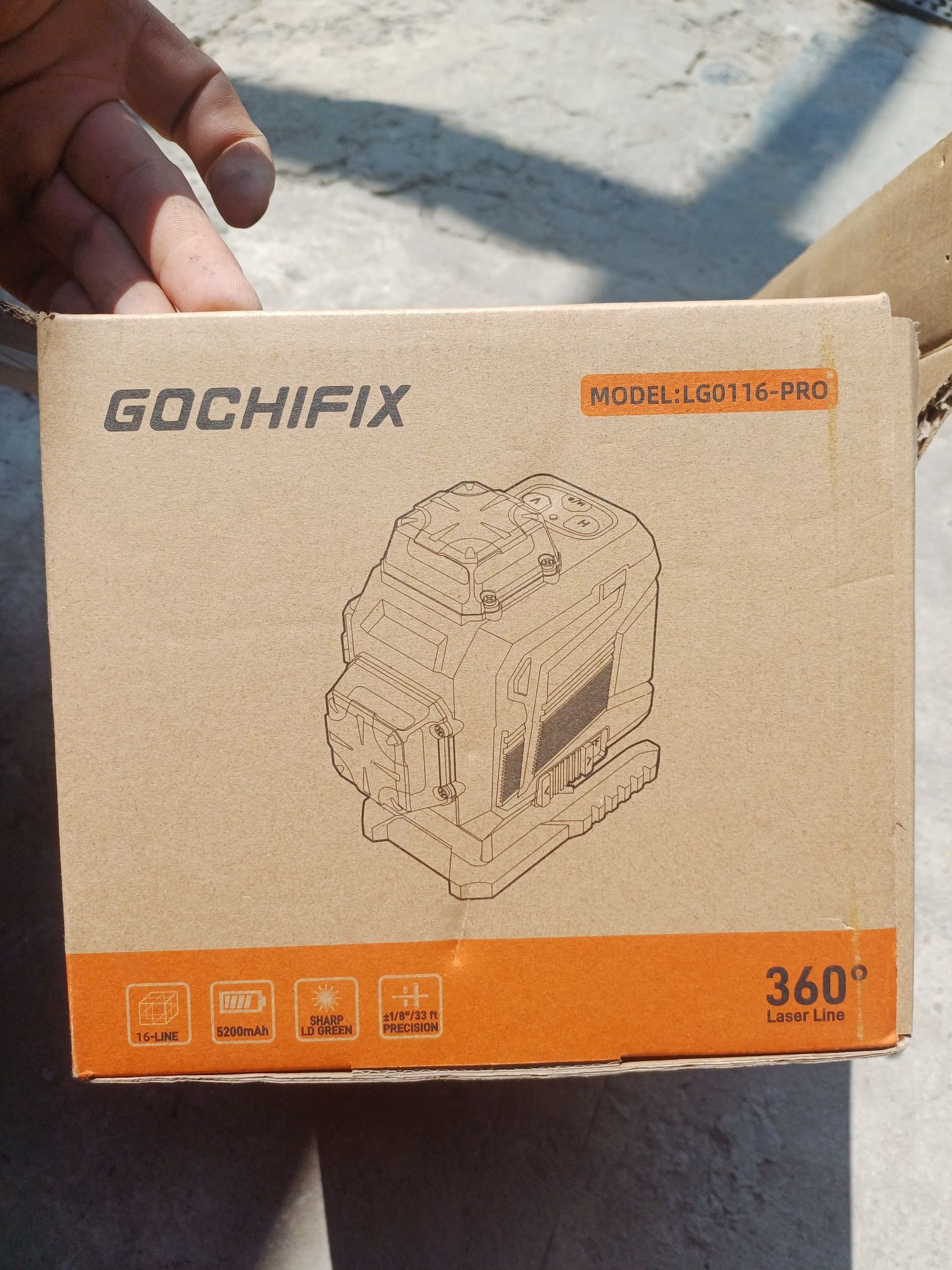 Лазерний рівень GOCHIFIX 360