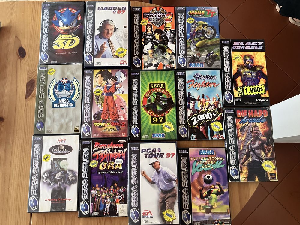 Varios jogos Sega Saturn