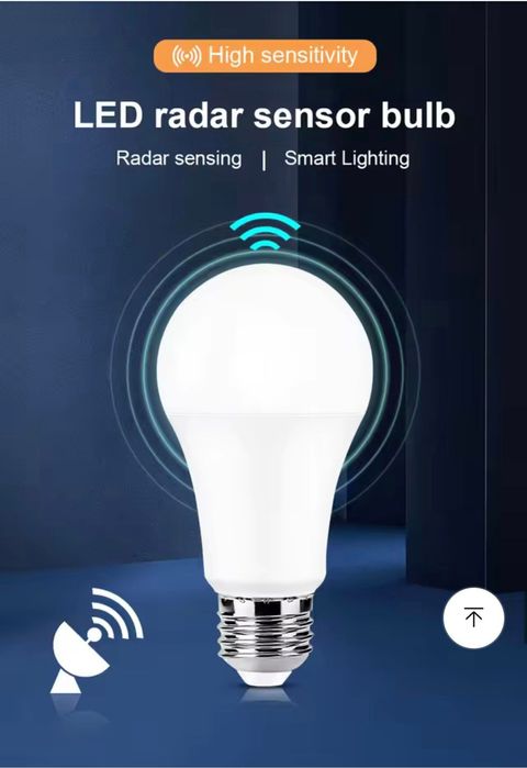 Żarówka LED z czujnikiem ruchu PIR