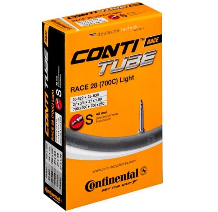 Камера Continental Race 28/Wide/Light/Supersonic (700C) Presta42/60/80