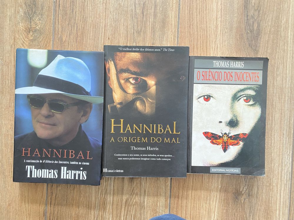 Tres livros de Thomas Harris