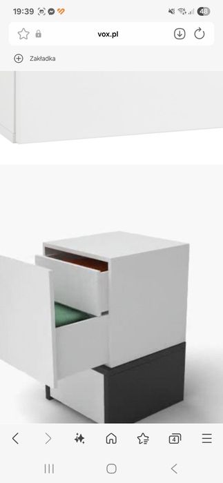 Kostka (regał komoda) z szufladami VOX Young users