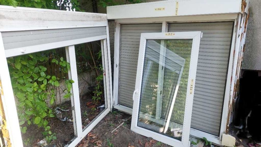 6 okien energooszczednych uzywanych. Stan bardzo dobry. s/w 162/152cm.