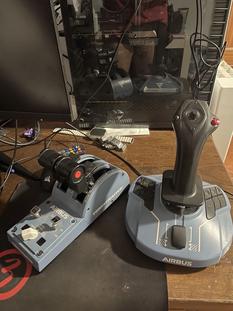 Thrusmaster A320 Joystick and Trottle