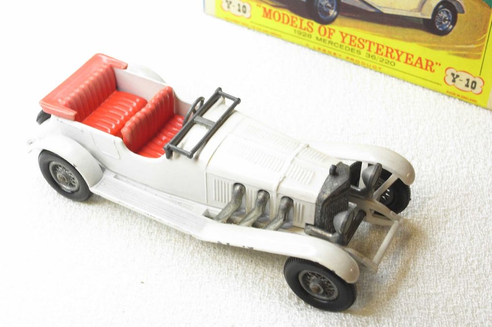 Y-10 1928 Mercedes Matchbox Model Zabawka Samochód super stan
