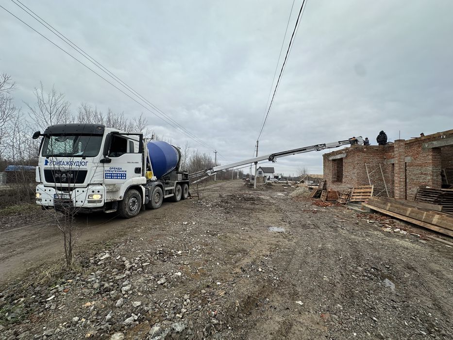 Подача бетону лєнтою/лєнта/подача бетону