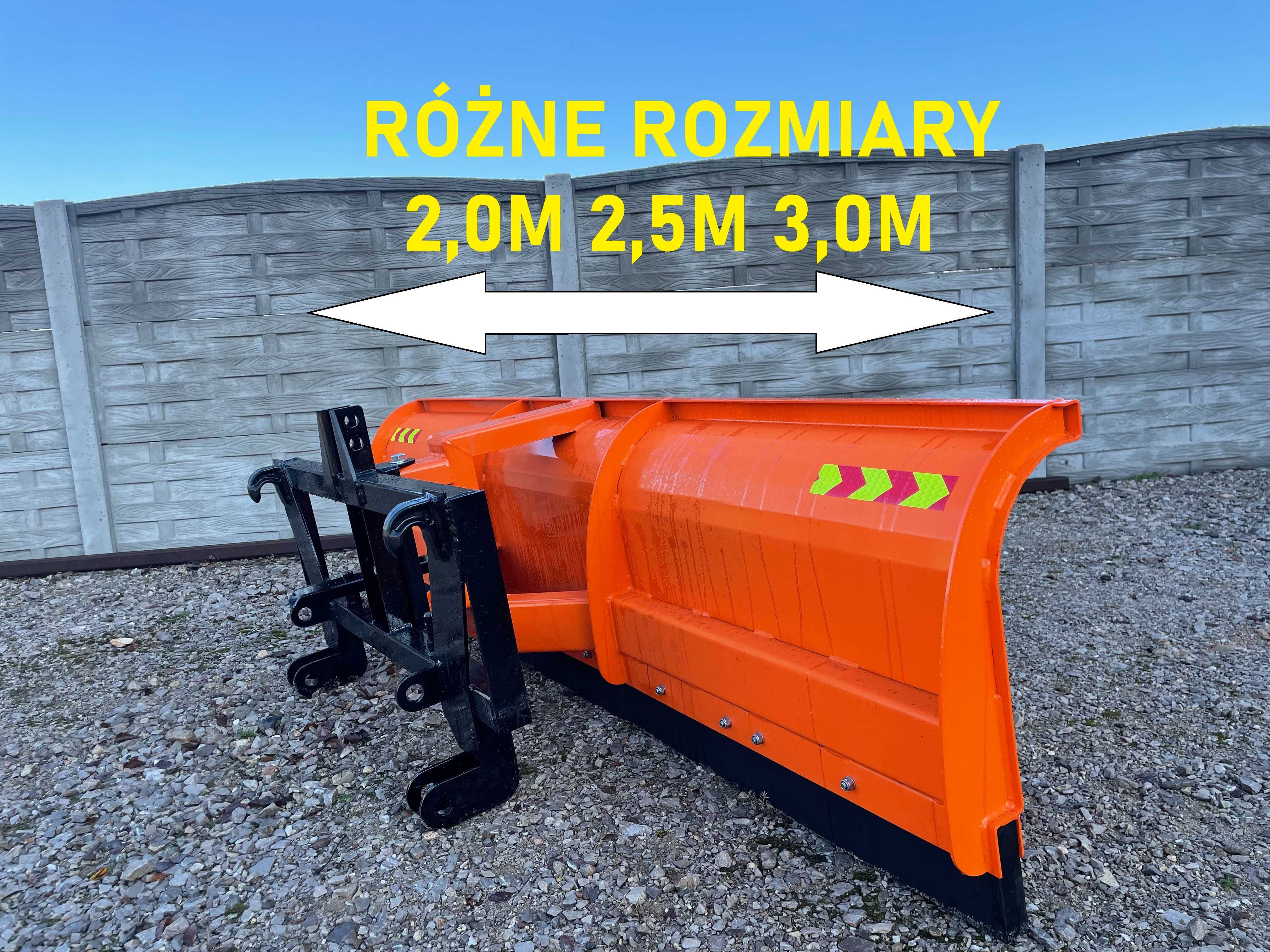 SOLIDNY pług do śniegu - TUZ - Euro-Ramka /1,5m/2,0m/2,5m/3,0m