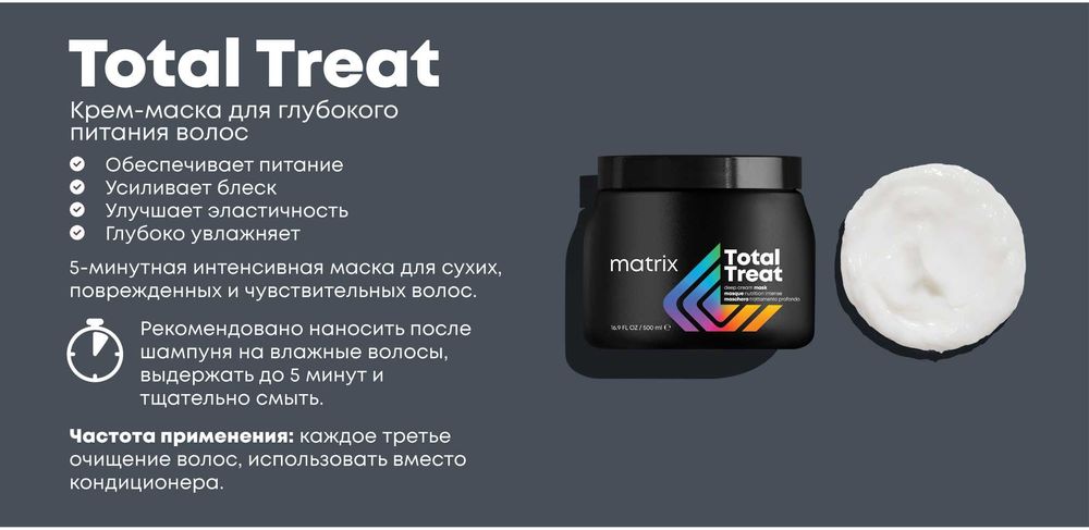 Крем маска Matrix Total Results для глибокого живлення та відновлення