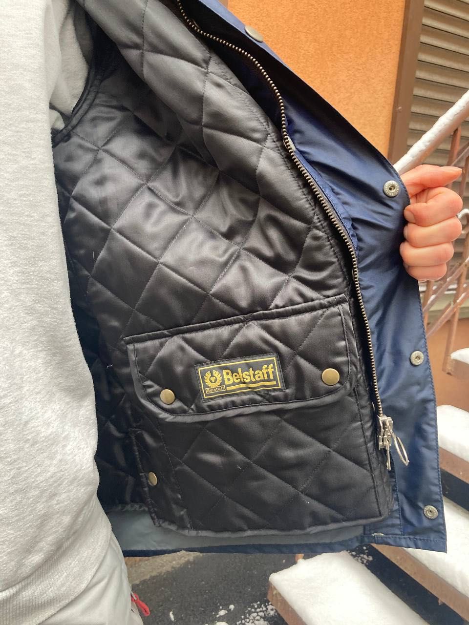 BELSTAFF Jacket 2-in-1 Нейлонова верх + стьобана внутрішня куртка M L