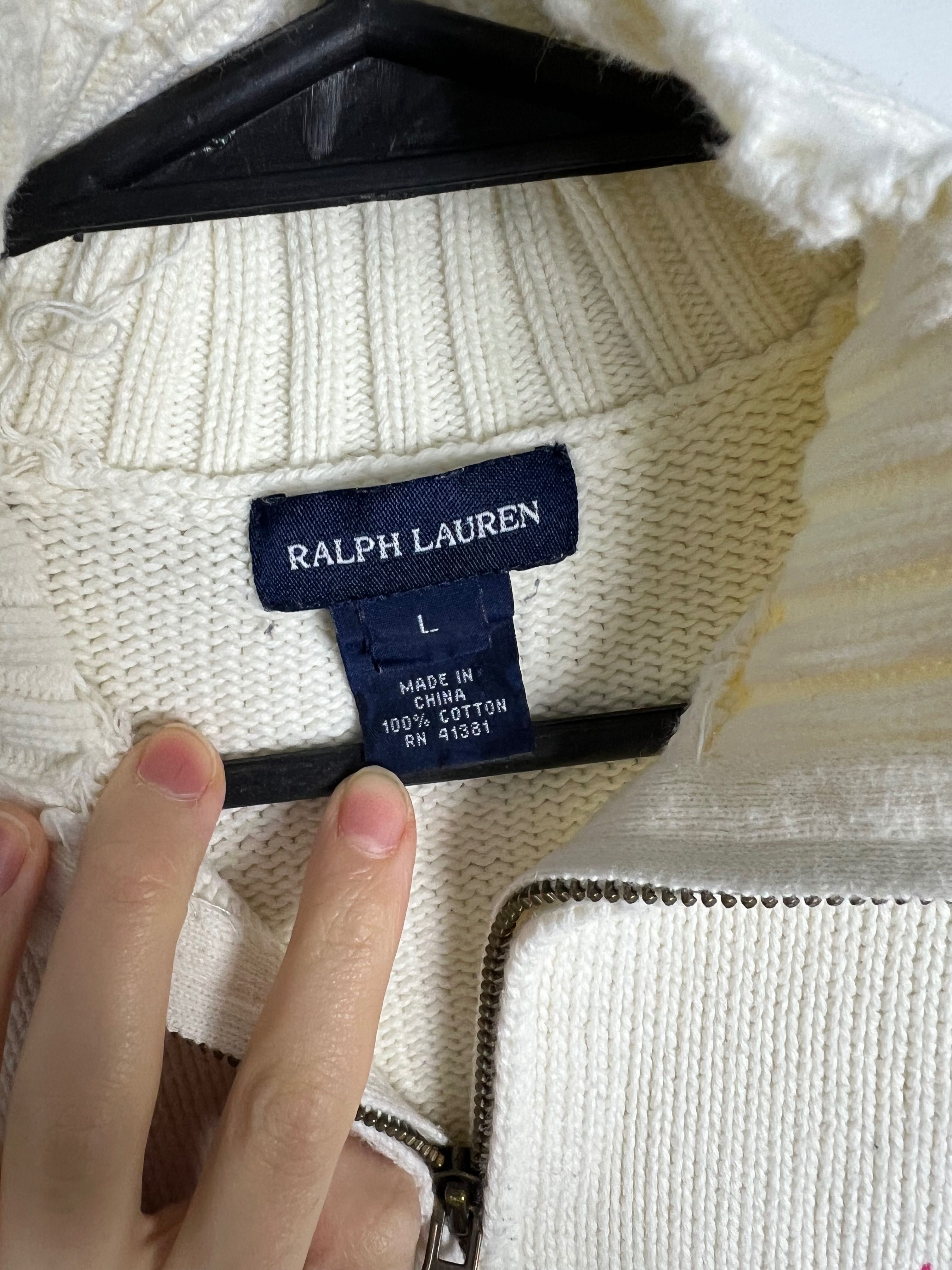 Damski Sweter Ralph Lauren vintage zipped