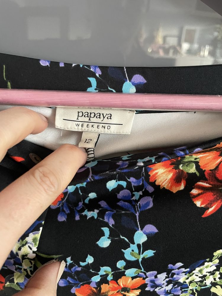 Papaya weekend nowe spodnie Zara L