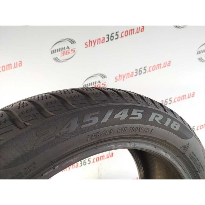 245/45 r18 Pirelli Winter Sottozero 3 RUN FLAT 6mm шини бу зима