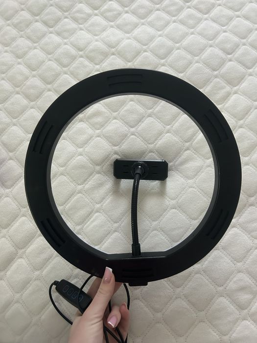 Кільцева лампа, з держачем для телефона