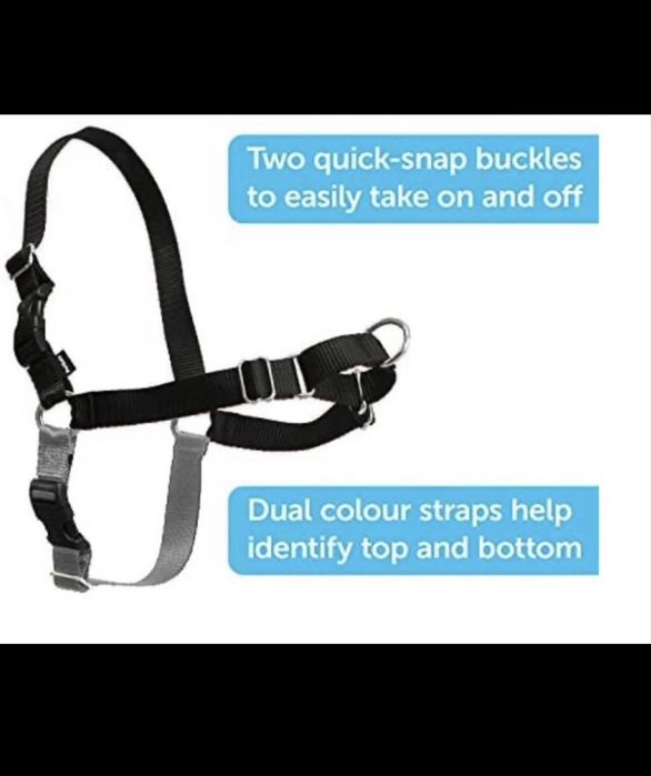 NOVO Peitoral “Petsafe - Easy Walk Premier” (S) + trela com 1.8m