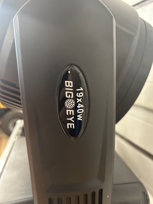 2x LED BEAM WASH 19x40w Big Bee Eye + case  Ruchoma glowa , RGBW, Zoom