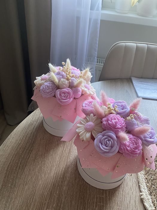 Flower Box z bazy mydlanej