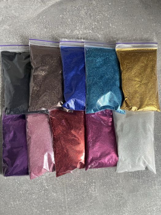 Глітер сухий різних кольрів