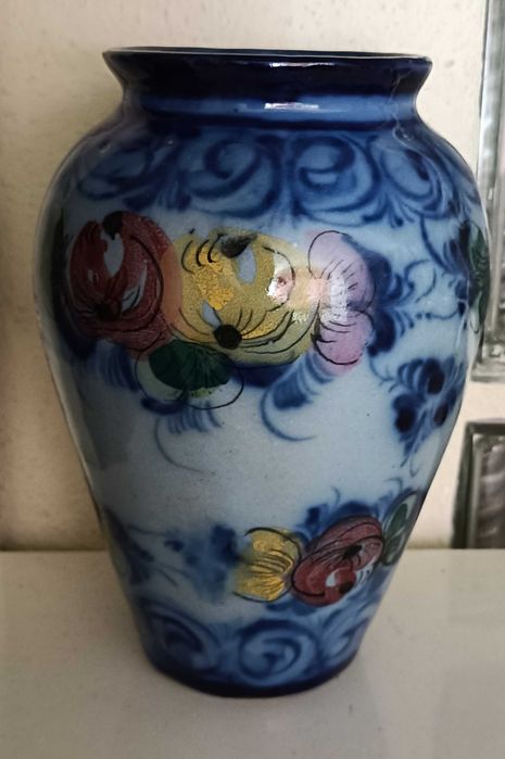 Jarra Alcobaça pintada a mão Raul da Bernarda