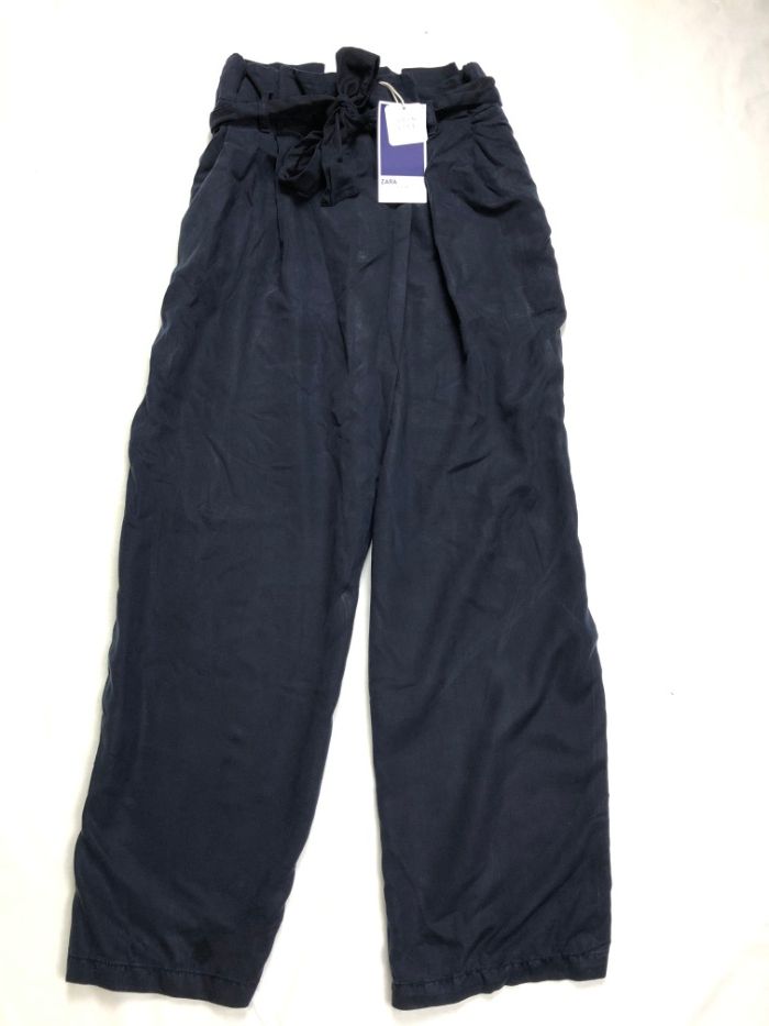 Кюлоты, свободные штаны брюки на высокой талии ZARA. Размер: 34/XS