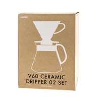 NOWY Hario zestaw V60 Dripper & Pot White - drip + serwer