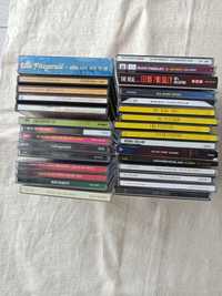 Lote de 28 CDs, Jazz e rock, alguns duplos e triplos