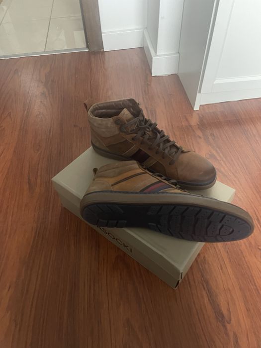 Buty meskie nowe w kolorze braz lasocki