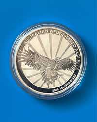 Клинохвостый  Орел  -  серебряная монета