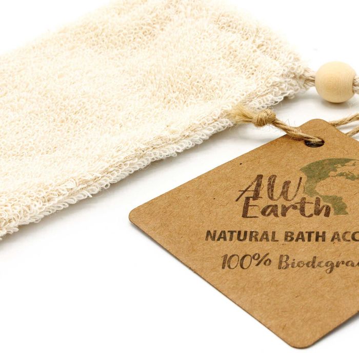 Naturalna myjka z ramii - woreczek na mydło