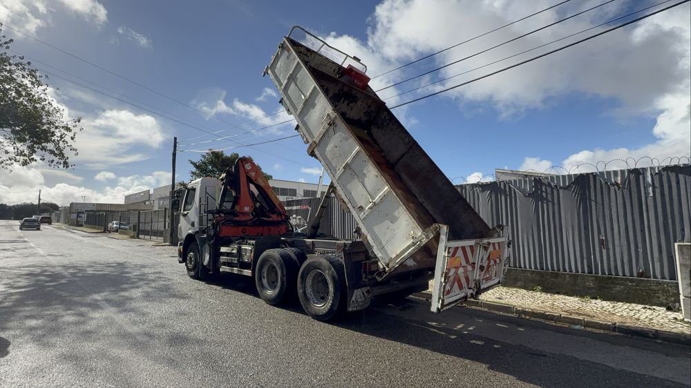 VOLVO FE320 6x4 GRUA E BASCULANTE COMANDO SÓ 380.000km ##OPORTUNIDADE#