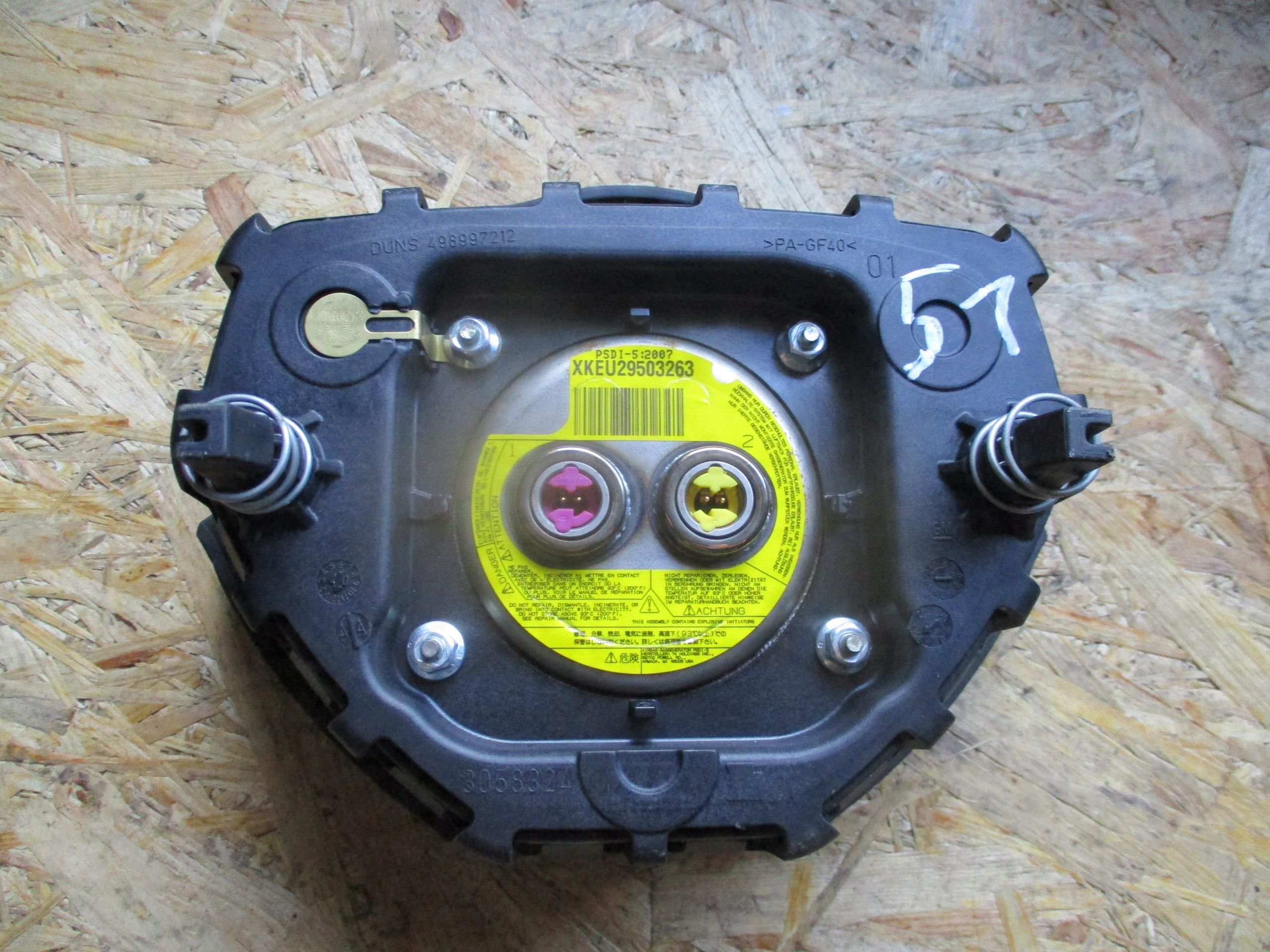 Air Bag Poduszka Powietrzna Kierowcy Opel Vauxhall Vectra c Lift