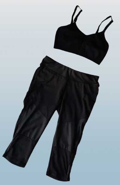 Komplet treningowy damski: legginsy + top * Crivit * rozm. M