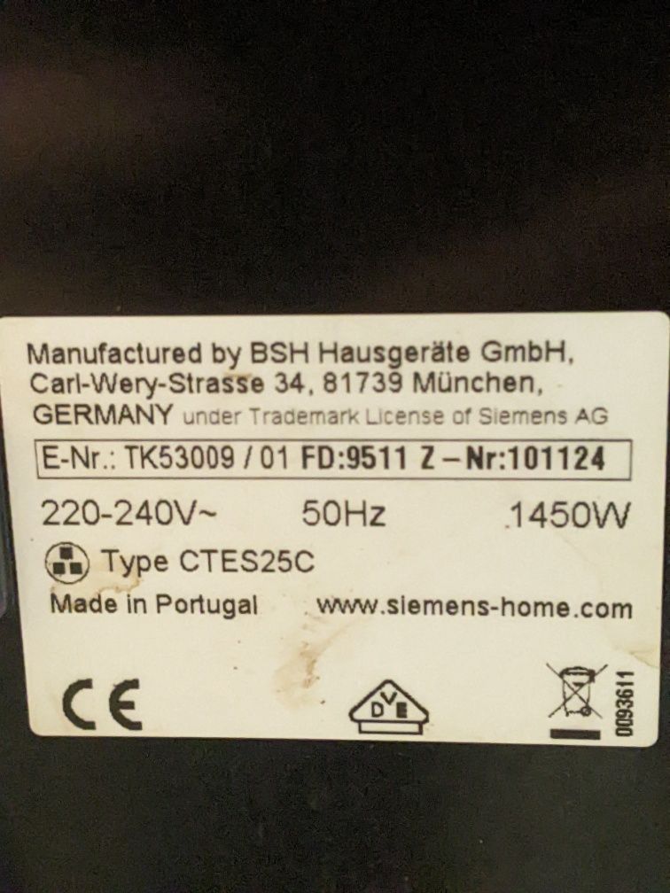 Кофемашина Siemens Taleo Supresso
