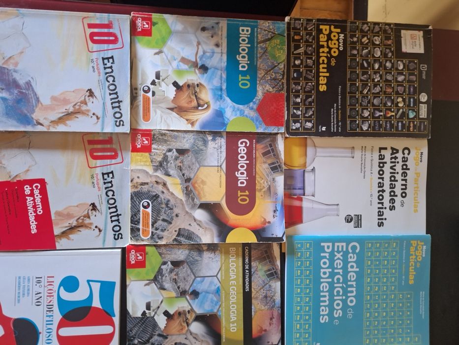 Manuais e cadernos escolares 10⁰Ano