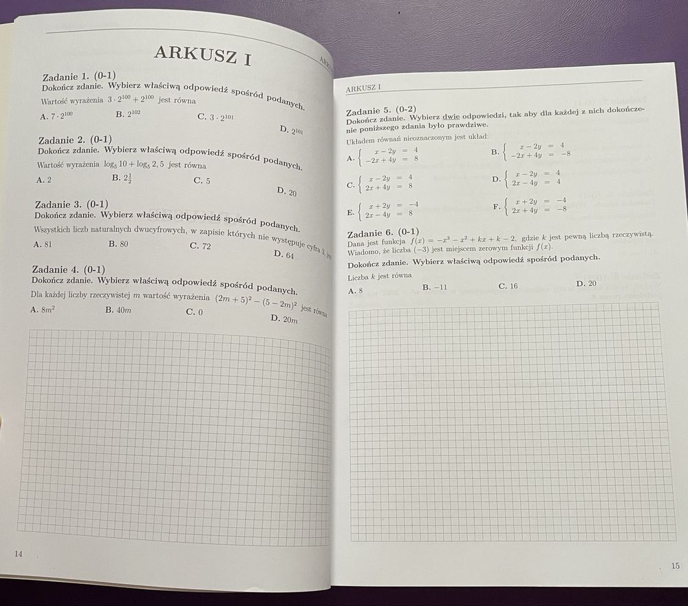 Arkusze Maturalne z Matematyki - Poziom Podstawowy