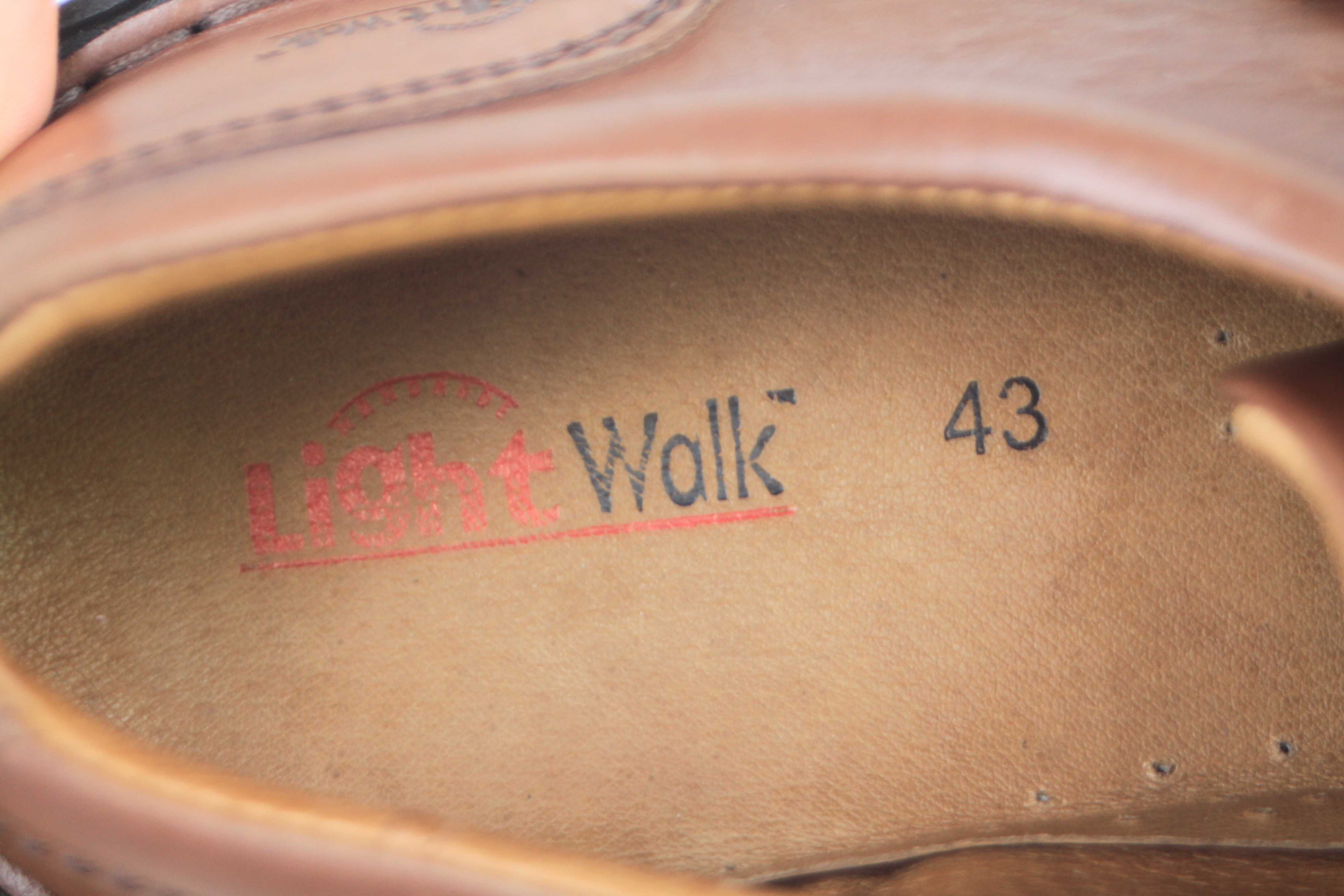 Туфли Light Walk кожа сделаны в Португалии 43р туфлі