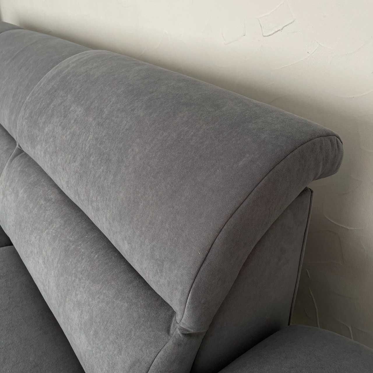 Кутовий новий диван графіт «Бестселер»