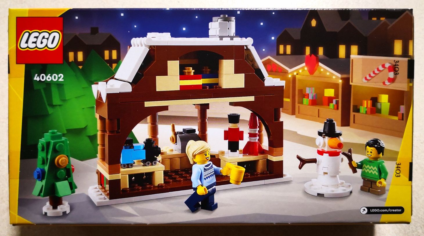 Lego Creator 40602 - Zimowe Stoisko Świąteczne Bożonarodzeniowe *NOWE