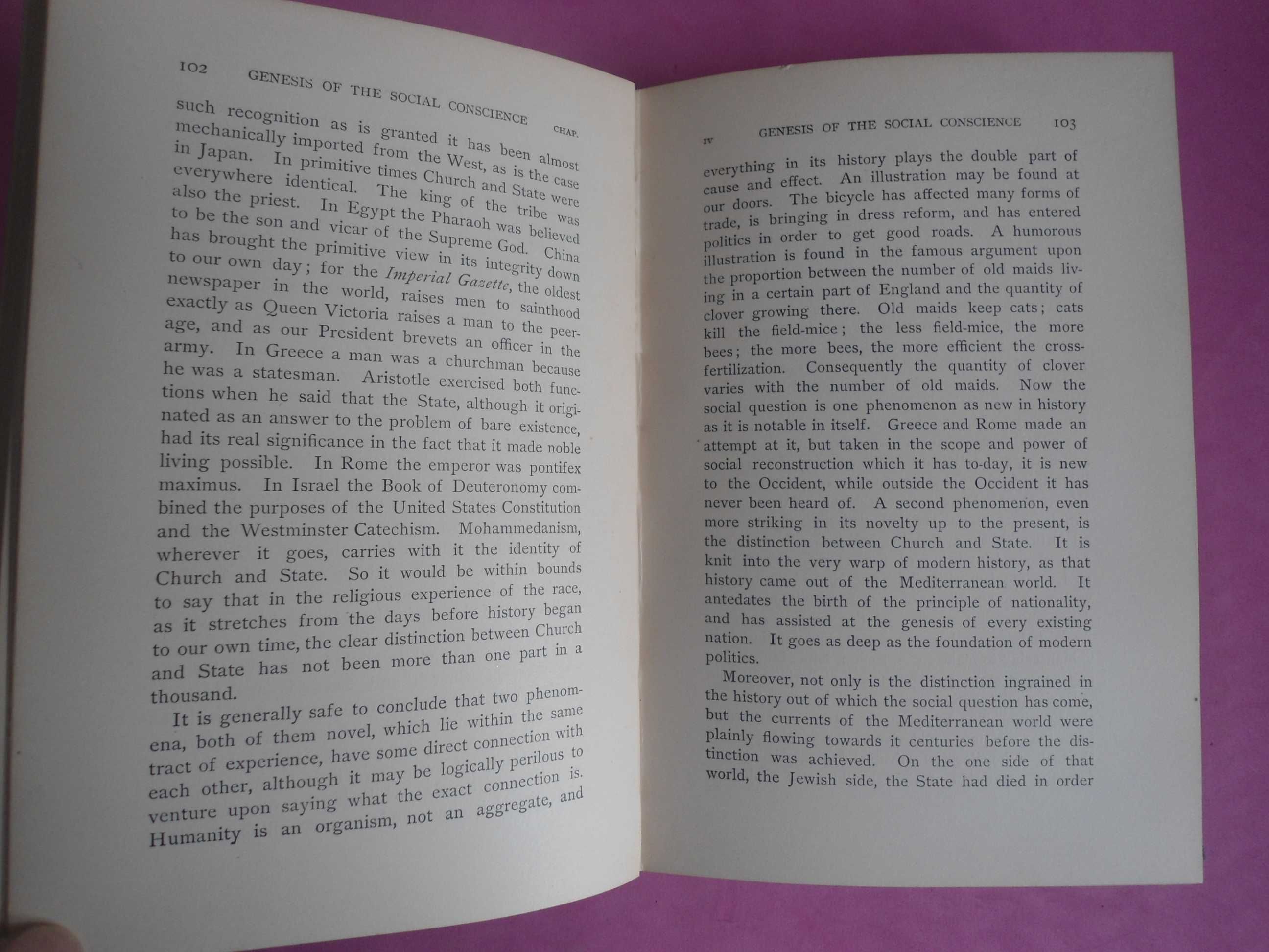 Genesis of the social conscience por H.S. Nash (1897)