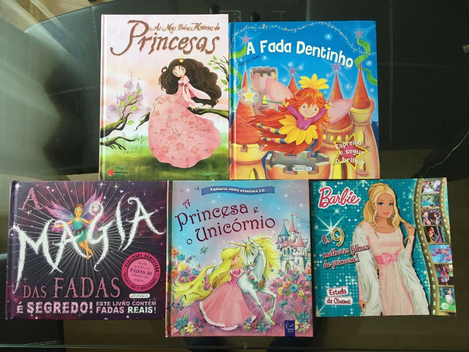 PACK 5 livros infantil criança disney e outros