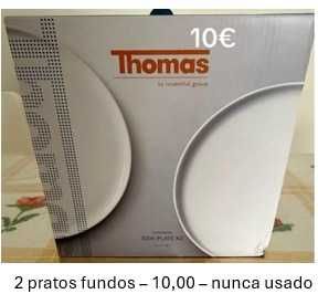 Pratos fundos – nunca usado