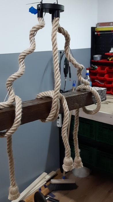 ***Lampa z belki***Oswietlenie***Żyrandol ***Salon**