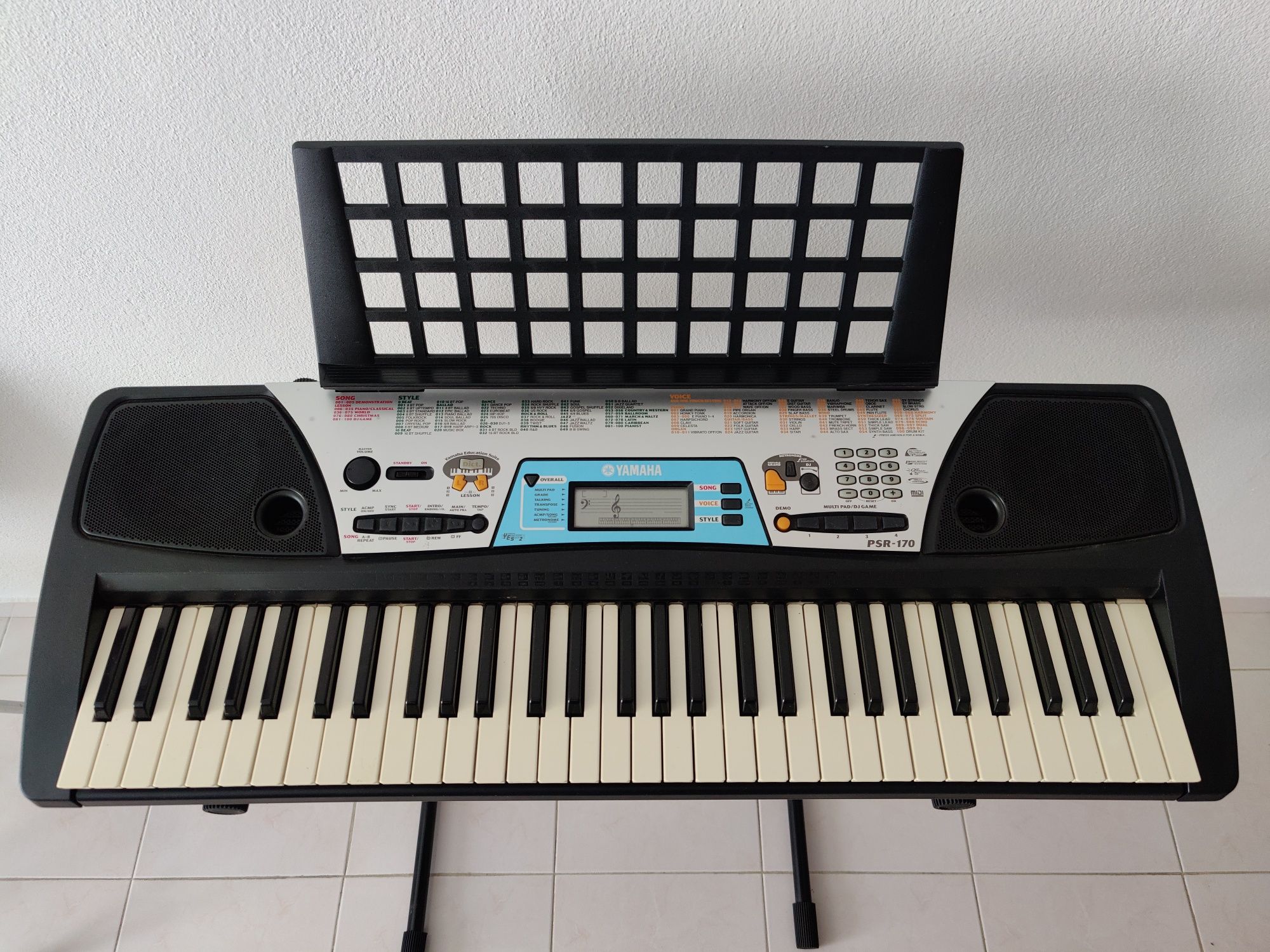 Órgão Yamaha PSR 170