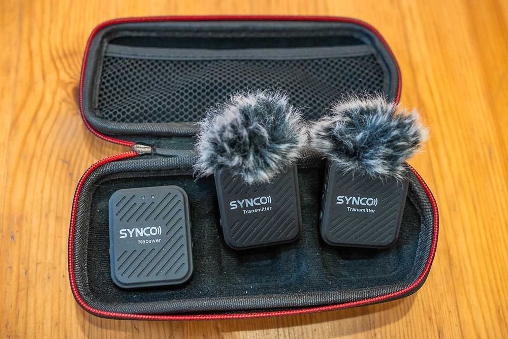 SYNCO mikrofon bezprzewodowy, 2 mikrofony 1 odbiornik