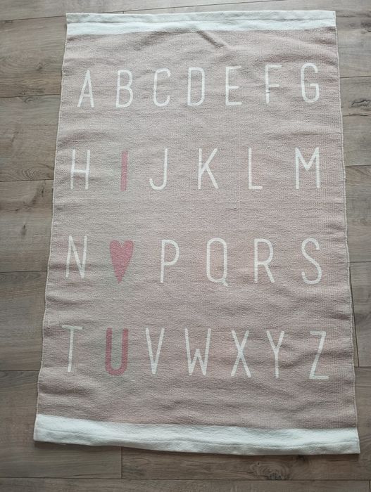 Dywan chodnik H&M alfabet