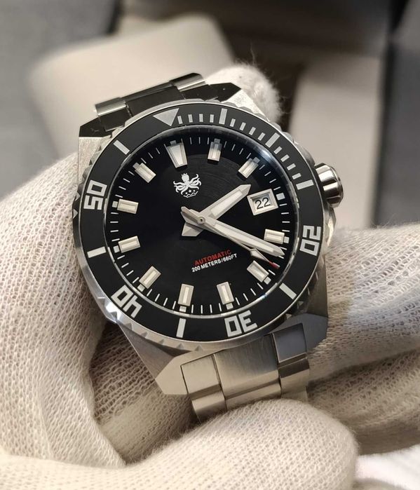 Zegarek męski Phoibos Leviathan nurek diver, nowy z pudełkiem, automat