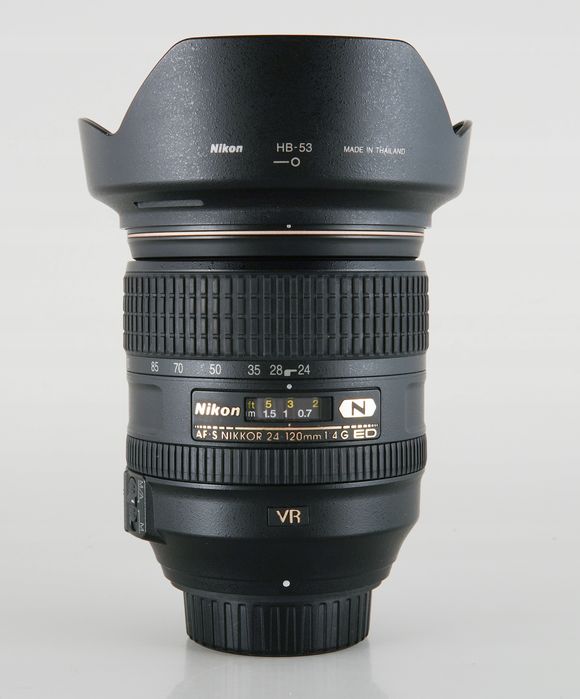 Obiektyw Nikkor AF-S 24-120 f/4G VR, stan bdb. + filtr UV