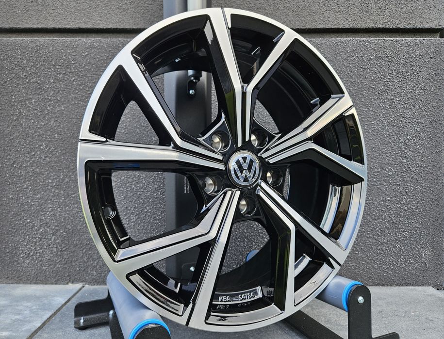 VW T-Cross 16 " Nowe 5x100 Taigo Tcross Felgi Czarne Alufelgi