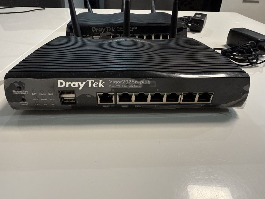 Ruter DrayTek Vigor2925n - plus 2 sztuki -  WiFi profesjonalny