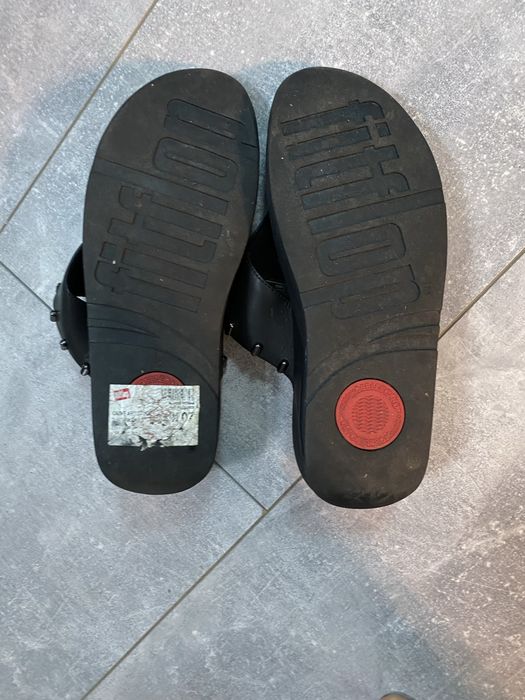 Fitflop шльопанці ортопедичні вьєтеамки (натуральна шкіра)