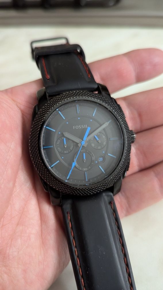 Часы Fossil chronograph, годинник хронограф США